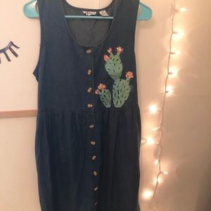 🌵HOST PICK🌵 Vintage Hand Painted Denim Dress